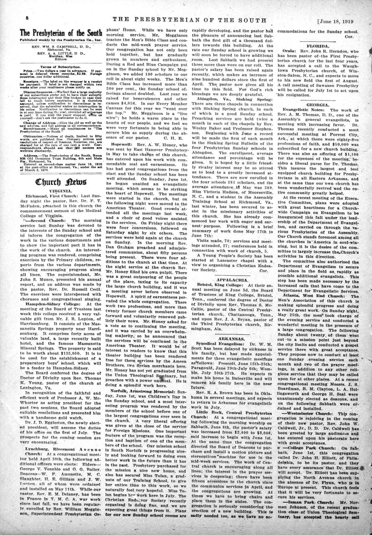 King's College Confers Doctor of Divinity